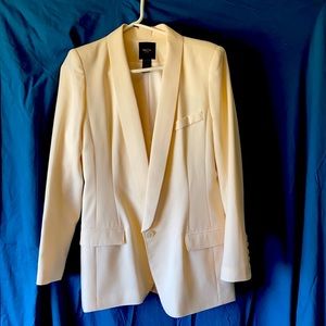 Smythe Ivory Tuxedo Blazer